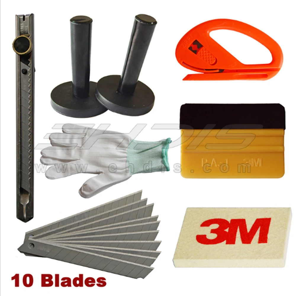 EHDIS Car Stickers Install Tool Set 3M Felt Squeegee Vinyl Cutter Art