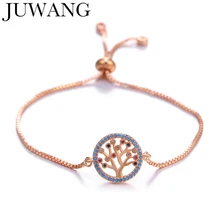 Подвеска "Древо жизни", браслет для женщин, подруг, кристалл, циркон, регулируемый браслет, ювелирный аксессуар