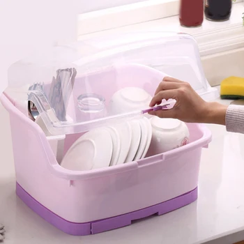 

Dish Rack Kitchen Storage Holder Drainer Spoon Plate Tableware Cutlery Storage Box Shelf Cupboard Kitchen Drain Dish Rack
