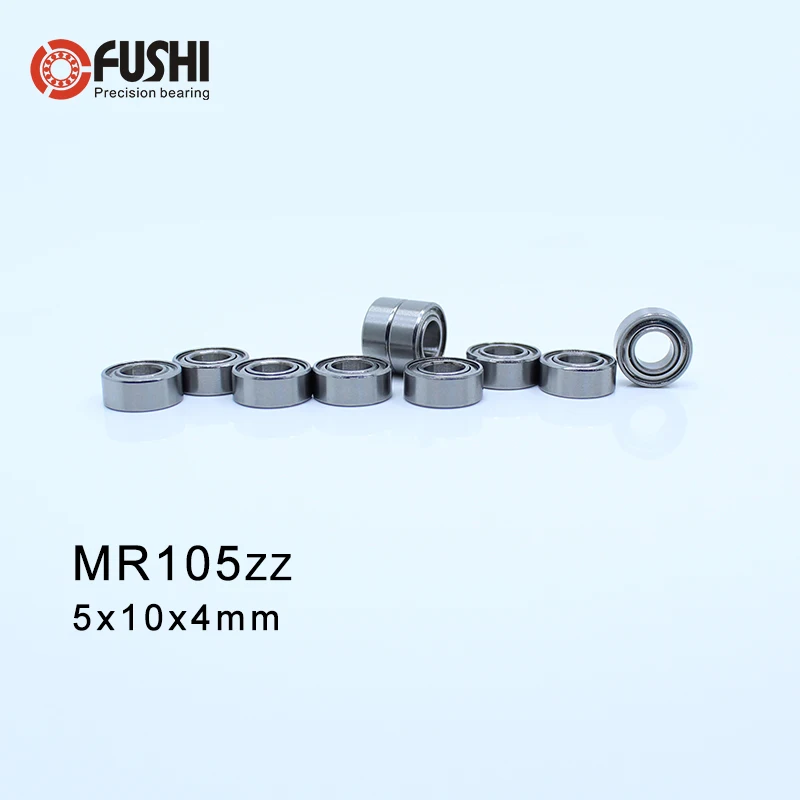 MR105ZZ Bearing ABEC-1 (50PCS) 5X10X4mm Miniature MR105 MR105ZZ Ball Bearings L-1050ZZ