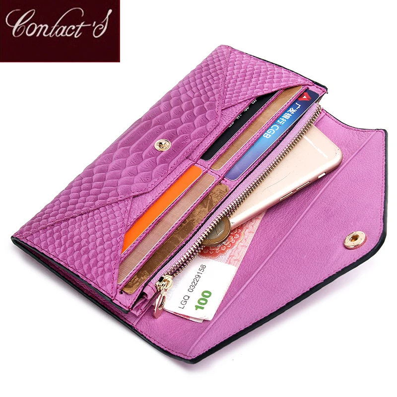 

Famous Brand Luxury Genuine Leather Women Wallets Pattern Designer Clutch Female Purses Ladies Card Holder Money Purse
