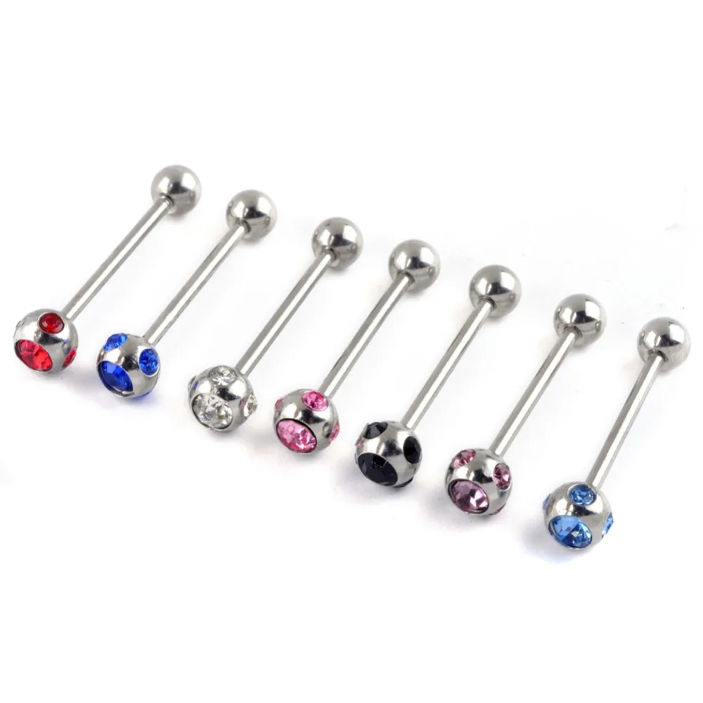12 Pcs/Pack Sexy Piercing Eyebrow Piercing Stainless Steel Studs