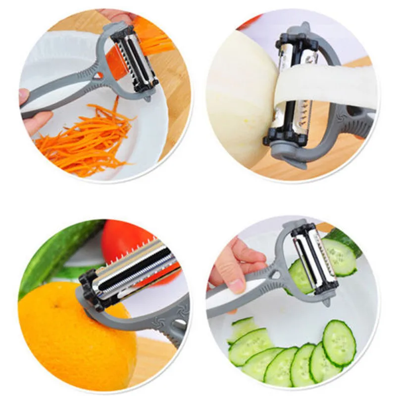 1 х Овощечистка ротационный инструмент для чистки картофеля, моркови резак слайсер удивительные здоровые инструменты из нержавеющей стали для кухни