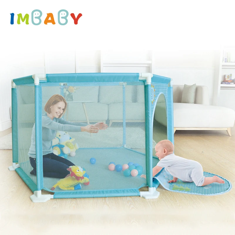 

IMBABY Playpen for Children Playpen Pool Balls Baby Playpen Balls Pool for Baby Fence Plastic Kids Tent For 0-6 years kids