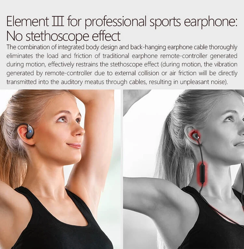 Smart wireless Bluetooth headset neck hanging call earplugs running sports line magnetic adsorption headphones for iphone xiaomi