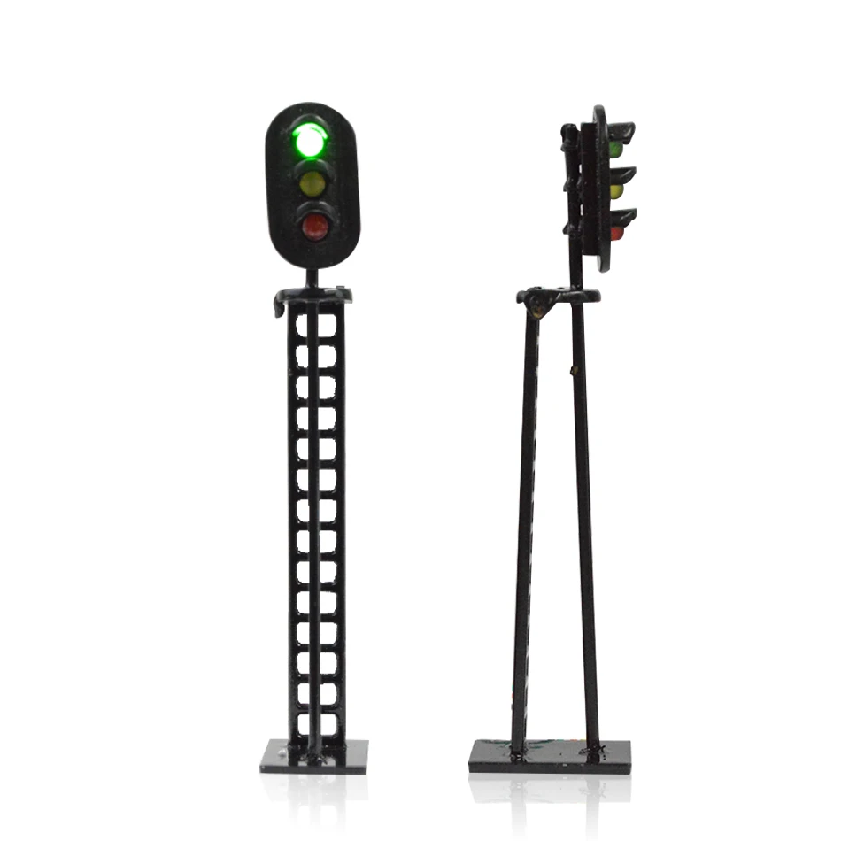 

HO 1:87 Model Railway & Building Layout traffic signal LED lights 12V Led Model with Good Quality