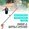 On Sale 120/100/75cm Foldable Reptile Snake Tongs Stick Grabber Foldable Catcher Wide Jaw Tool Heavy Duty Pest Control Products 4000033011508