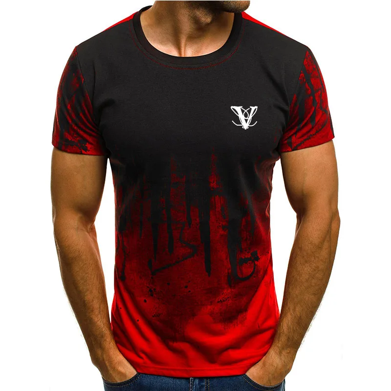 

New Rammstein T Shirt Casual Harajuku Streetwear Men Short Sleeve Summer Top Tee Hipster Rock Tshirt
