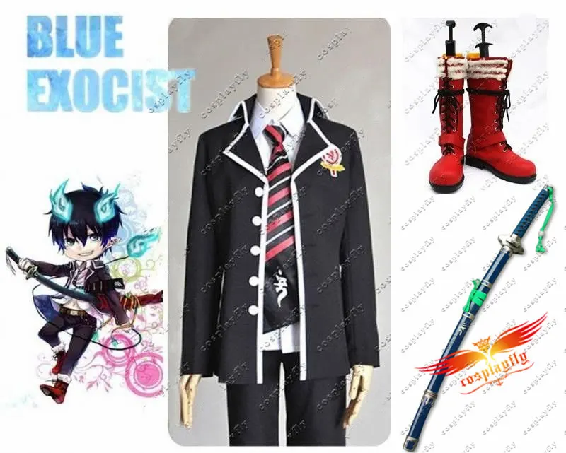 Японское аниме Ao no Blue Exorcist Rin Okumura косплей меч бутафория Тканевая обувь сумка для меча для костюма одежда для взрослых C0135 - Цвет: Cloth Shoes Sword A