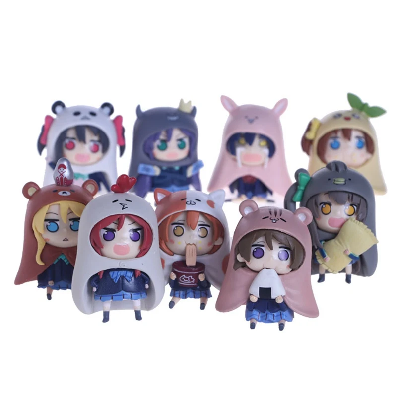 

1 Pc Lovely Anime Love live PVC Keychain Lovelive Bag Pendant Key Chain Cosplay Figure toy