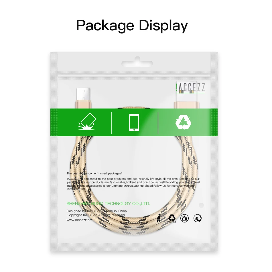 !ACCEZZ 2.4A Micro USB Cable For Samsung Galaxy S7 S6 Xiaomi Redmi 4A Android Mobile Phone Charger Cable Cord Durable Data Wire (8)