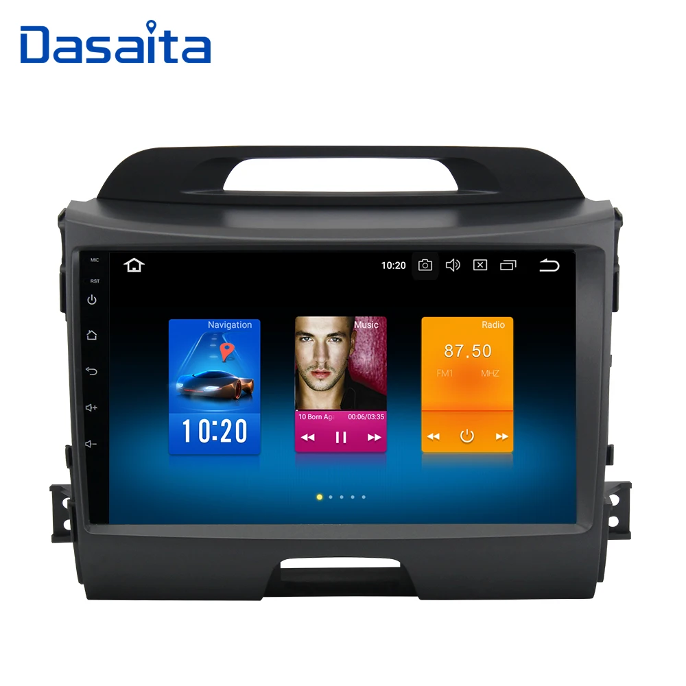 Dasaita 9 Android 8 0 Car GPS Radio Player for Kia Sportage R 2011 2016 with