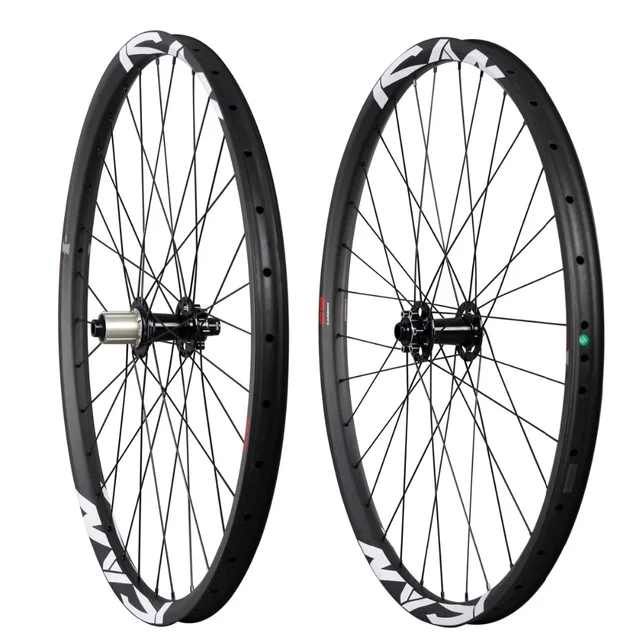 ICAN All mountain carbon bicycle wheels 29ER mtb 35mm clincher hookless 148 or 142 axle China 