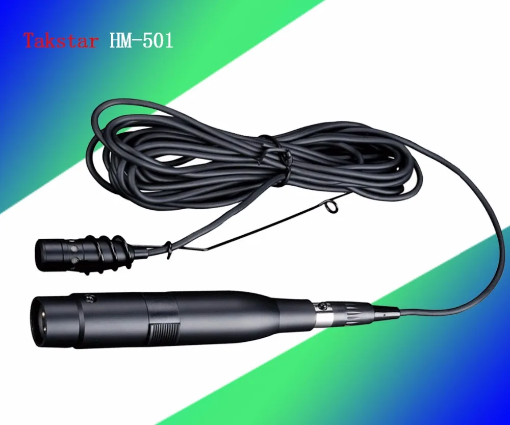 

hm501 Hanging mic chorus / Stage / Drama / Conference / lecture Speech microphone XLR 3Pin 48V phantom Power 5m cable