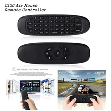 C120 Air mouse Пульт дистанционного управления, Беспроводная игровая клавиатура, перезаряжаемая Клавиатура 2,4 ГГц для Android Smart tv/tv Box/Mini PC