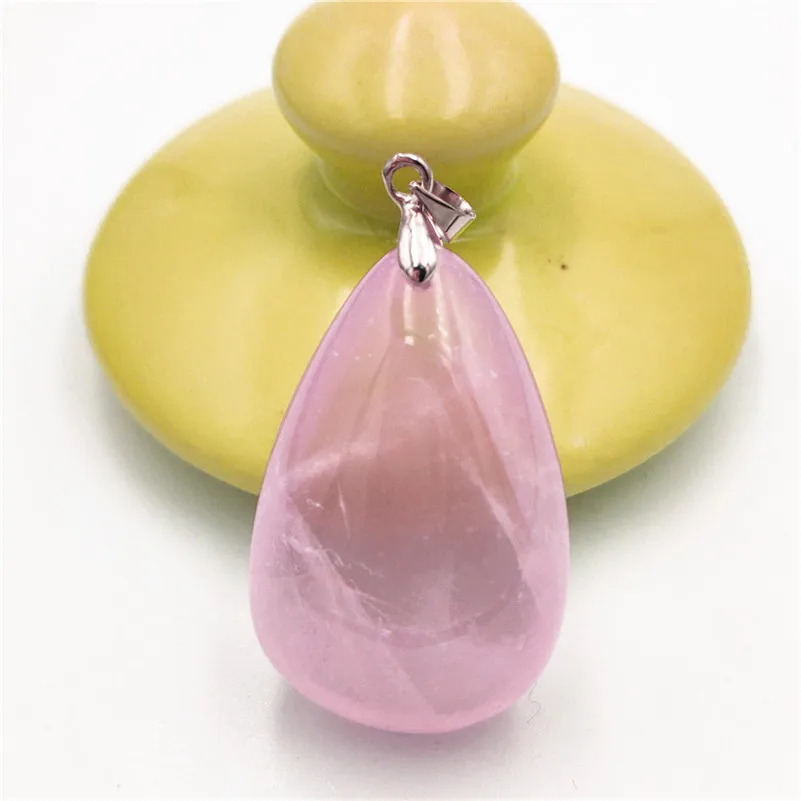 Rose Quartz Pendant Clear Mozambique (6)
