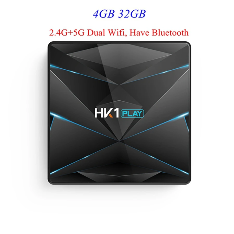 HK1 PLAY Smart tv Box Android 9,0 Amlogic S905 X2 4GB DDR3 64GB Max 2,4G/5G Dual WiFi USB3.0 BT4.2 поддержка 4K H.265 медиаплеер - Цвет: 4GB 32GB