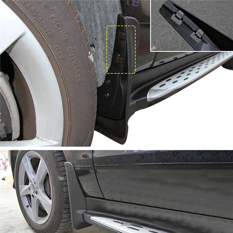 Wisengear для Mercedes Benz W166 Грязь щитка гвардии МУП Fender спереди и сзади литой всплеск