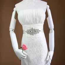 Новое поступление личность Ленточки Стиль Блестящий CZ бриллиантом свадебные пояса/свадебные аксессуары 36