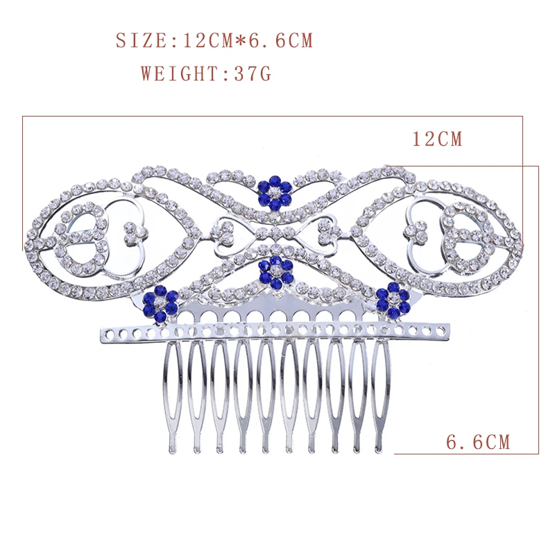 Модный хрустальный Шарм серебряный цвет сумеречный Белла гребень для волос, головной убор украшение для волос Белла расчески Стразы для женщин