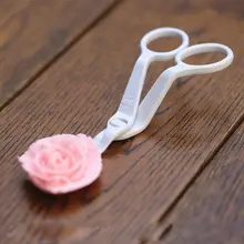 Пластиковые ножницы для крема цветок передачи инструмент помадка торт украшения срезанный цветок сосуд стеки кухонный инструмент для выпечки