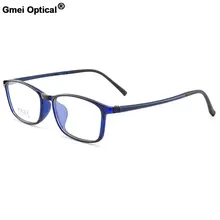 Gmei оптический Urltra-светильник TR90 полная оправа оптическая мужская оправа для очков женские пластиковые очки для близорукости дальнозоркости 6 цветов M2001