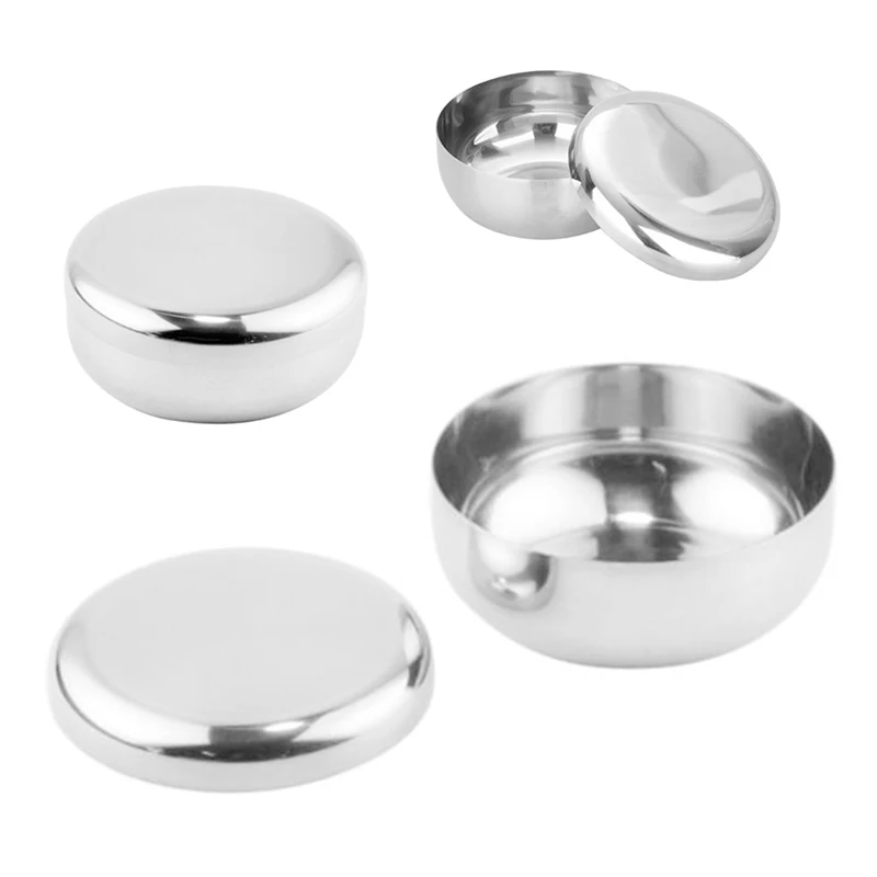 1 набор, Корейская кухня, ресторан, обеденная чаша с крышкой, блюдо из нержавеющей стали, миска для риса