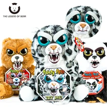 2018 New Arrival Feisty Pets Christmas Gift Change Face Roar Stuffed Animal Doll Plush Toys For Kids Cute Children Funny toys