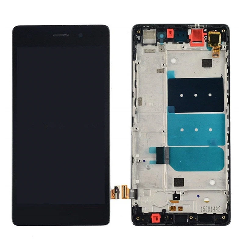 

For Huawei Ascend P8 Lite 2015 ALE-L04 L21 TL00 L23 CL00 L02 LCD Display Touch Screen Digitizer Assembly Replacement With Frame