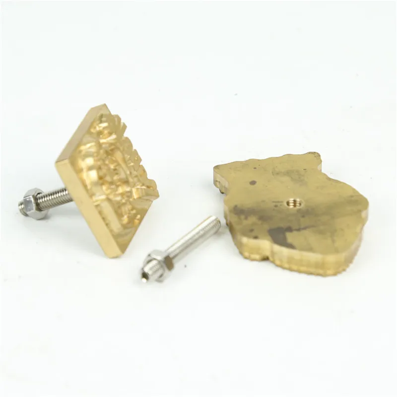  Brass stamping machine moldRCIDOS CNC engraving mold/hot foil stamping clicheleather bronzing dieCa