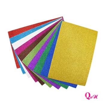 

10pcs Self-Adhesive Sponge Paper Glitter Flash Gold Handcraft Foam Paper Sticker Sheets DIY Xmas Decoration