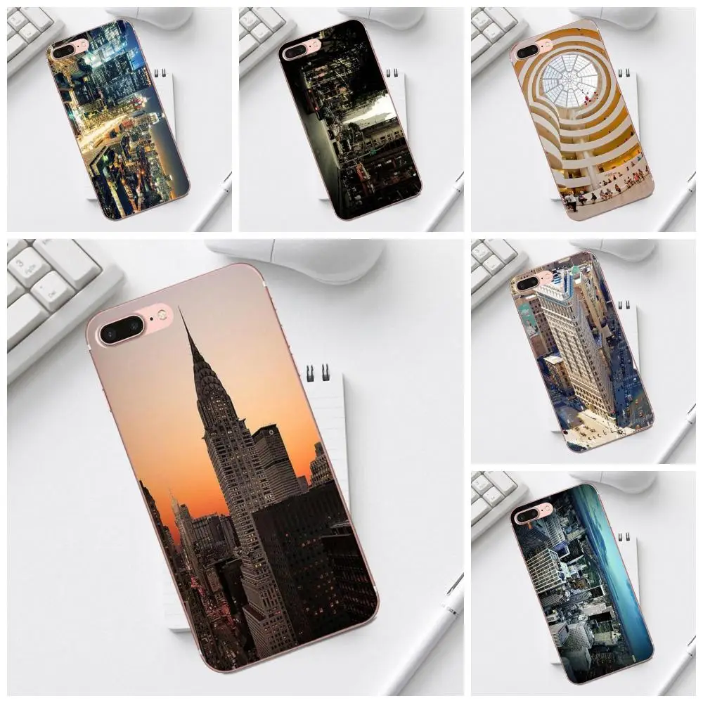 Qdowpz New York Mam TPU Print Capa For iPhone 4 4S 5 5C SE 6 6S 7 8 Plus X XS Max XR Galaxy A3 A5 J1 J3 J5 J7 2017 | Мобильные