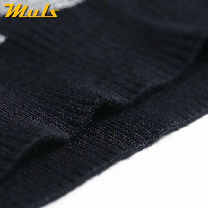 Muls распродажа шерстяной свитер мужской пуловер осень зима полосатый мужской уродливый свитер пуловер для мужчин черный белый цвет MS2787