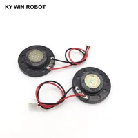 2pcs הרבה אוהם חדש 2pcs / הרבה חדש דק צעצוע ברכב צופר 32 אוהם 0.5 וואט 0.5W 32R הדובר קוטר 36mm 3.6CM עם 10 ס"מ אורך החוט מסוף PH2.54 (5)