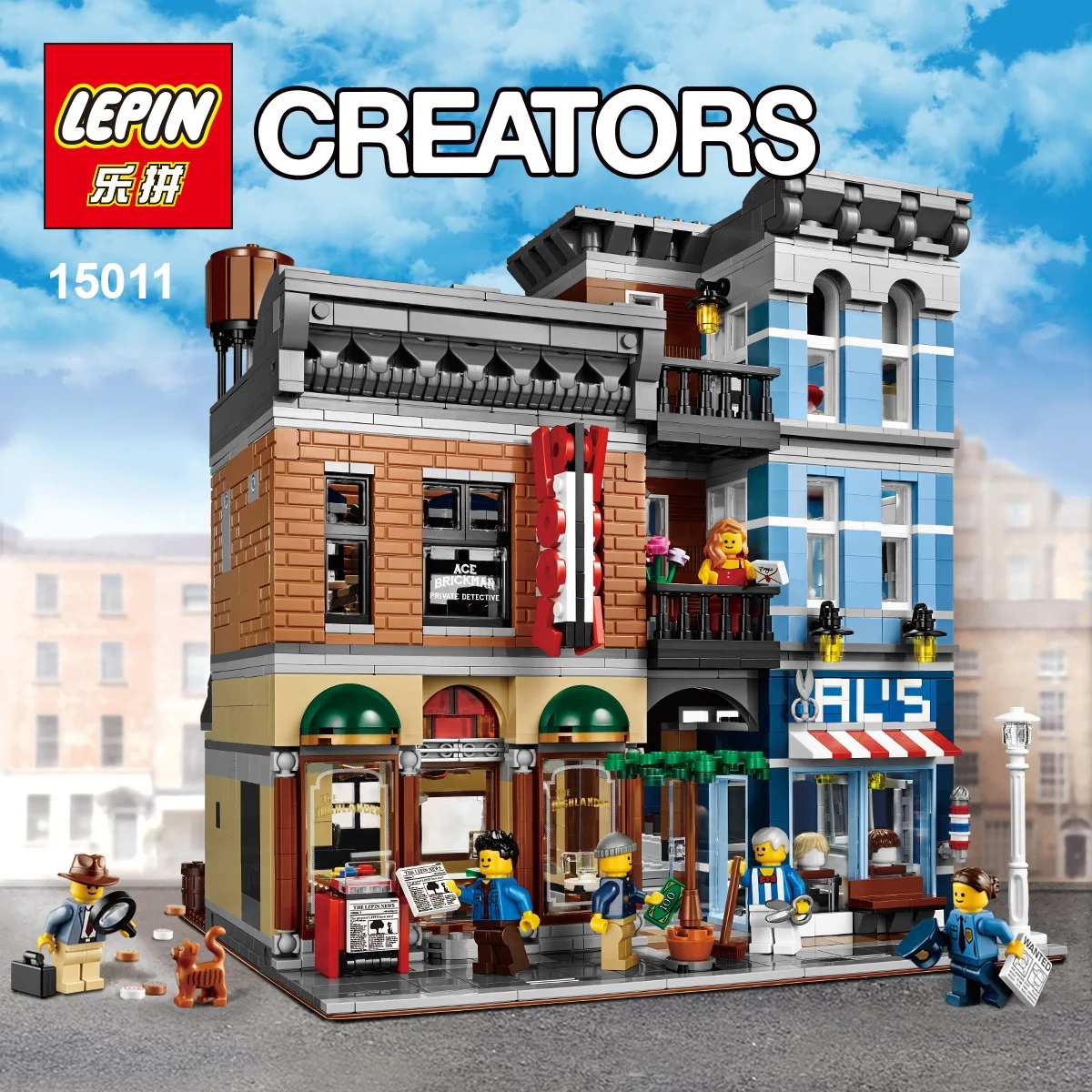

DHL Lepin 15011 Parsian Creator Expert City Street Resturant Mini blocks Avengers Set Assemble Building Blocks Toys