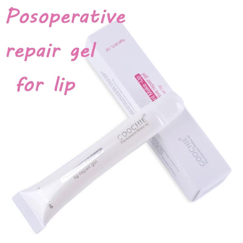 

5-pack Goochie Tattoo Permanent Makeup Aftercare For Lipstick Repair Gel Cream, Lipstick Color Guard Cream 10g/Tube