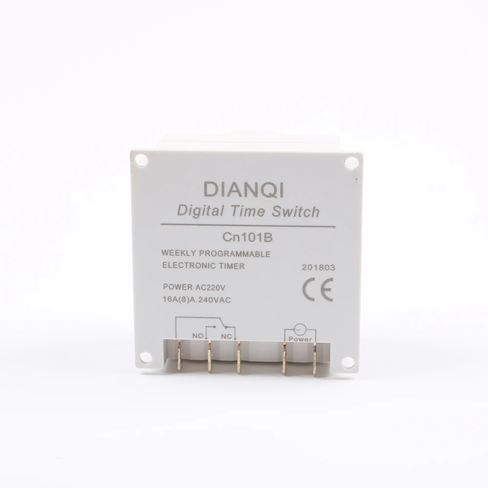 interruptor de tempo programável com capa protetora semanal 7 dias