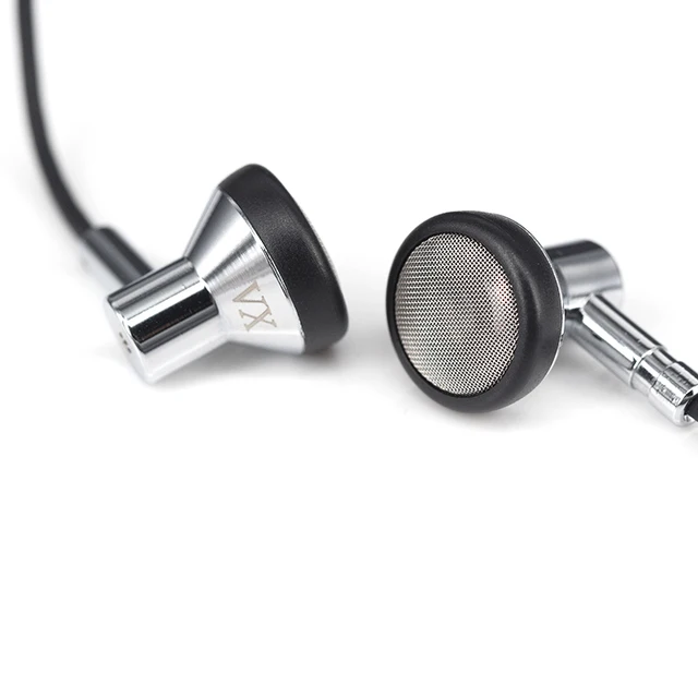 Moondrop VX Classic HIFI Earphone Brass cavity Flat Head earphones high resolution&warm and natural sound 1