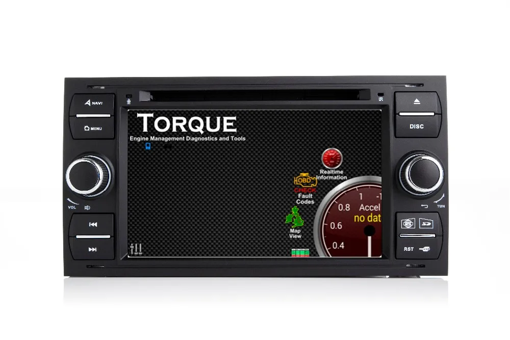 Discount 7 inch 2din Android 7.1 Car DVD GPS Navi for Ford Focus Kuga Transit Wifi 4G GPS Bluetooth Canbus Radio Canbus Free GPS Map 4