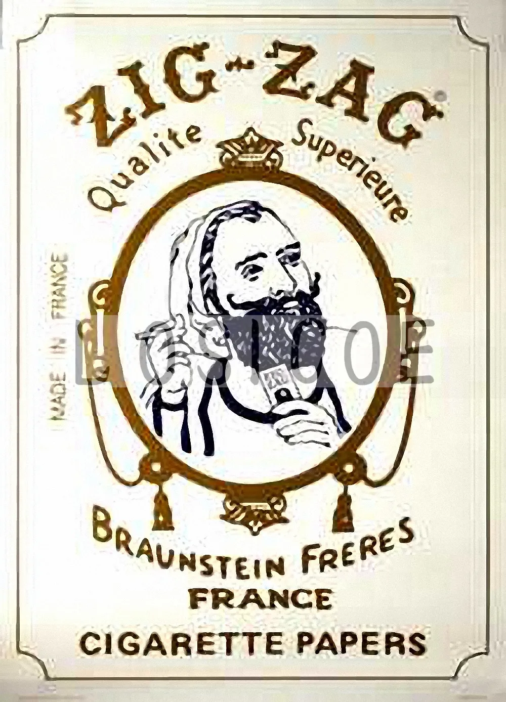 Zig Zag Rolling Papers Vintage Movie Poster Kraft Paper Wall Sticker