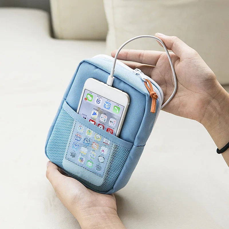 

Men's Digital Bag Data Lines Power Bank Package Portable Multi-function Travel Women's Pouch Case Accessories Supplies Product