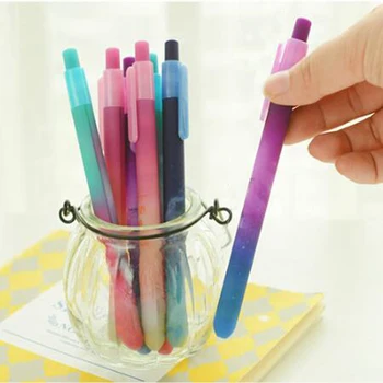 

1Pcs Gel Pens Cute High Quality PP 0.5mm Candy Color Girl Boy Signature Pen Office Stationery School Supplies