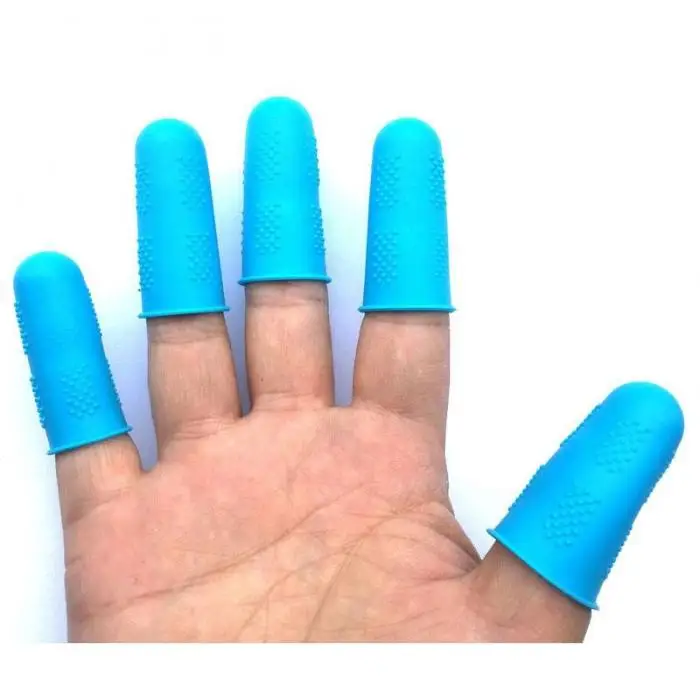 Силиконовая накладка на палец колпачок палец протектор Противоскользящий термостойкий для кухни барбекю PAK55