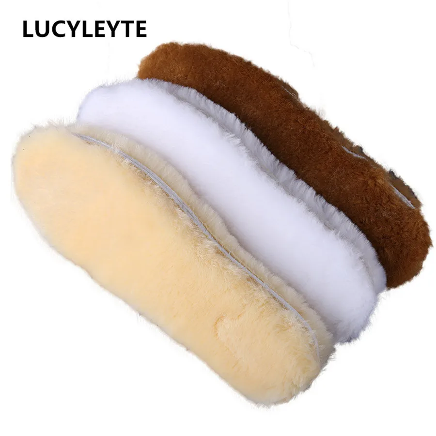 Wool insole winter warm insole snow boots thickened plush insole imitation wool artificial wool insole