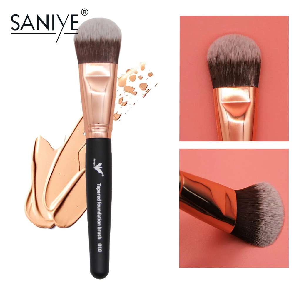

SANIYE Soft Flat Powder Brush Big Tapered Liquid Foundation Brush Makeup Brush Cosmetic Tool A010