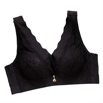

New Wireless Seamless Padded Bra Women Lace Bralette Femme Sexy Bras Push Up Underwear Lingerie For Women C cup X3