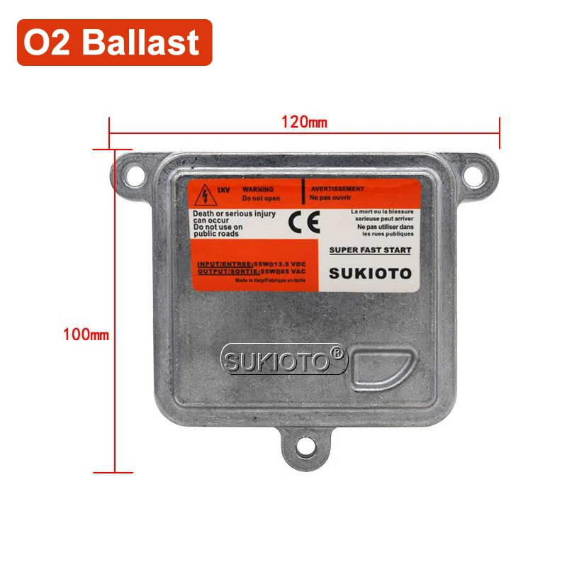 SUKIOTO Xenon D1S D3S D8S Ballast Kit 55W HID Xenon Headlight 5500K +60% Super Vision D1 D3 Car hid Headlamp mustang escape edge