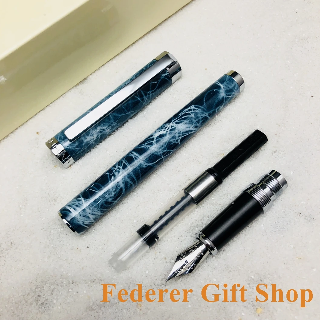Jinhao L155 авторучки цветные металлические подарочные серебряные ручки с зажимом