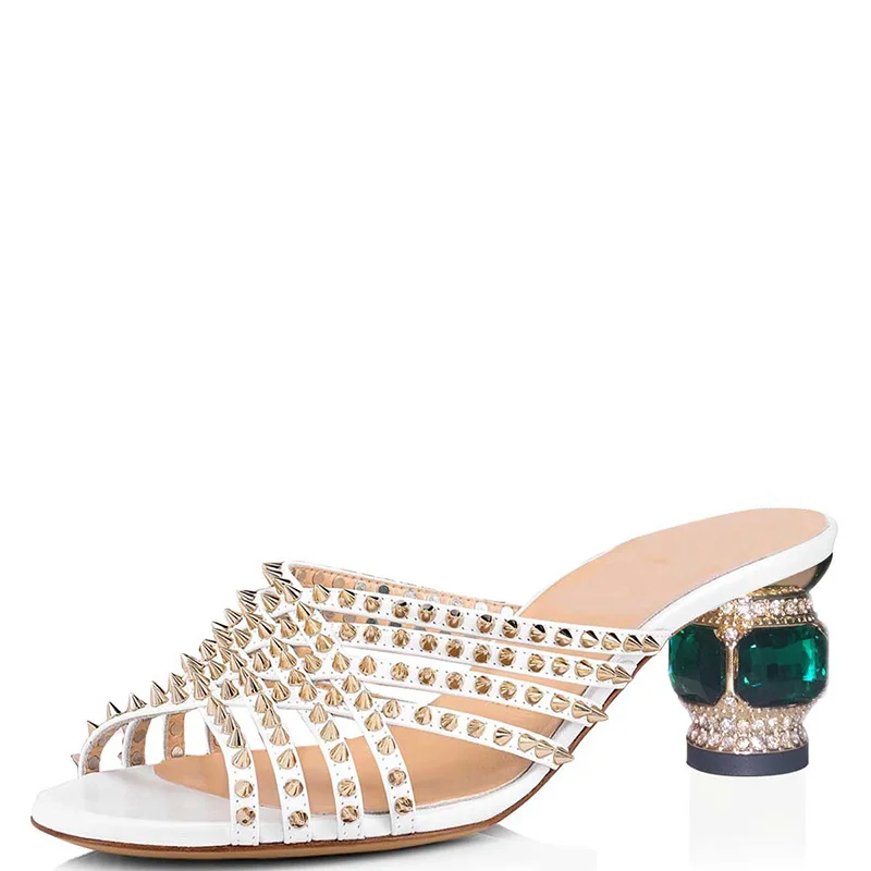 white_rivets_rhinestone_chunky_heel_mule_sandals_2_