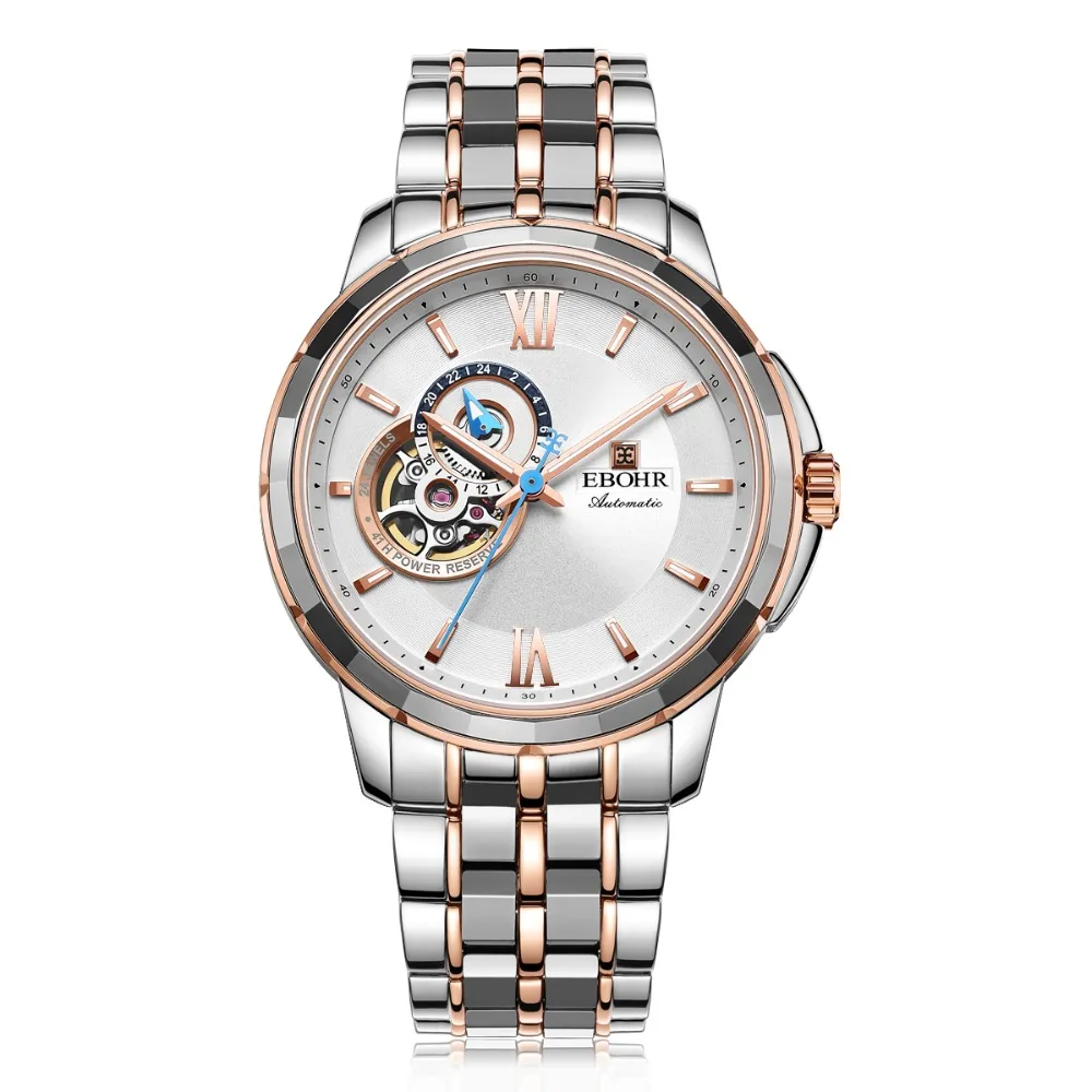 

EBOHR brand luxury machinery successful men's Mechanical watch waterproof business casual fashion watch 2019 new Ebohr 17080118